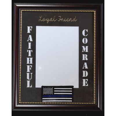 Inscribed Photo Mat - Embroidered Patch